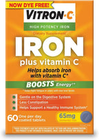 Vitron-C High Potency Iron Supplement with Vitamin C - 240 Tablets