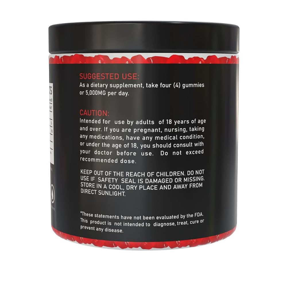 PRO GAINS Creatine Monohydrate Gummies for Muscle Strength - 120 Gummies - image 3