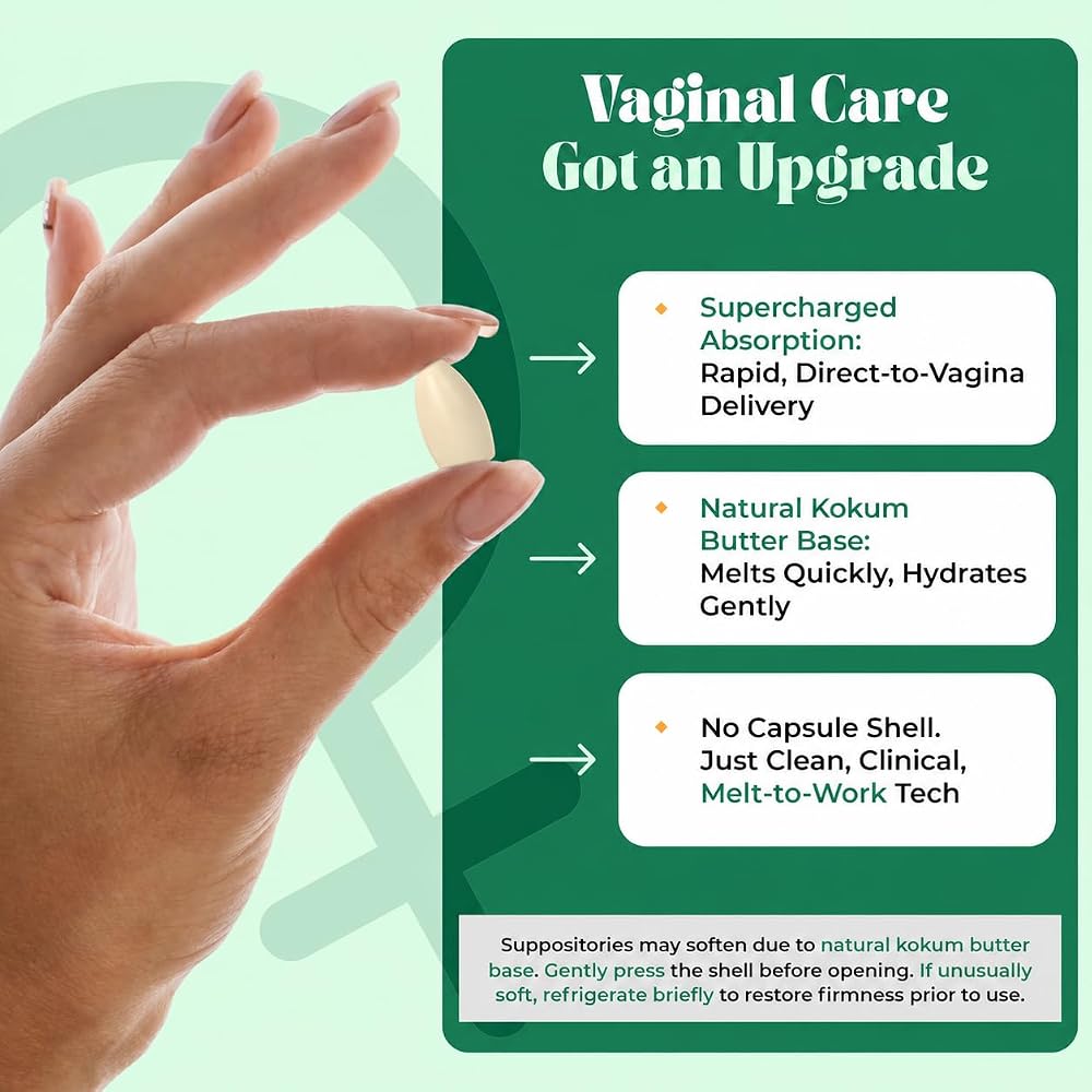 Pure Woman Pure Flora Vaginal Probiotic Suppository - 10 Count - image 5