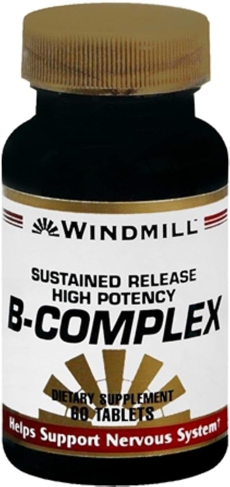 Windmill Vitamin B-Complex Sustained Release Tablets - 120 Tablets