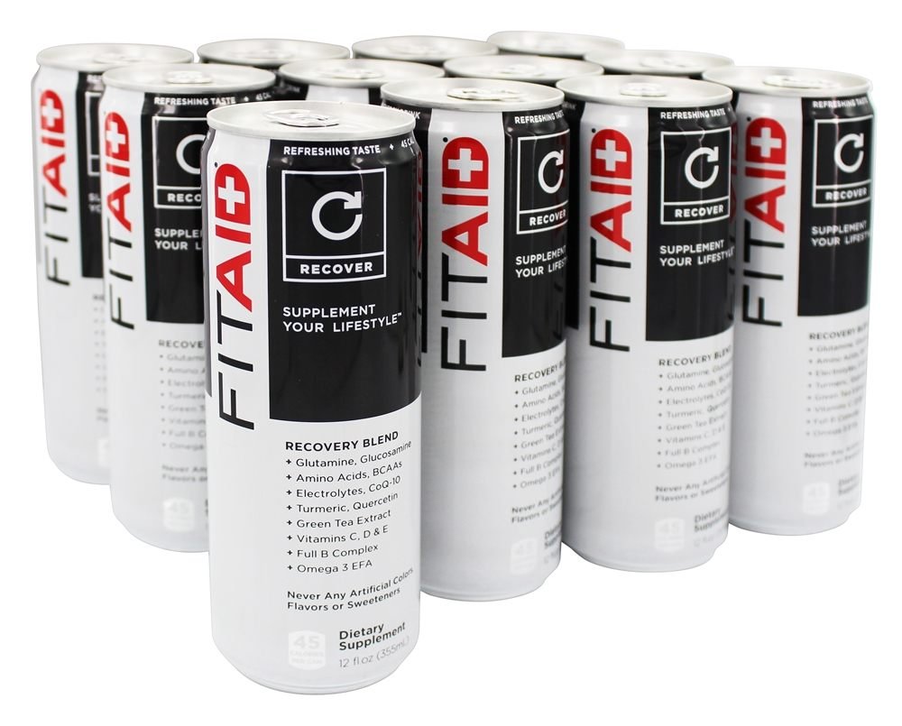 FITAID Recovery Blend BCAAs & Amino Acids - 12 Pack