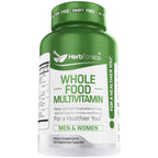 Herbtonics Whole Food Multivitamin with Probiotics - 120 Capsules