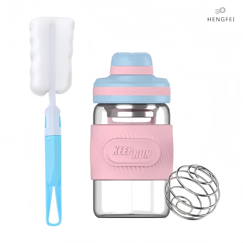 HENGFEI Glass Shaker Bottle for Protein Mixes