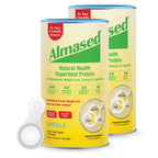 Almased Vanilla Meal Replacement Shake, Weight Loss Protein - 2-Pack