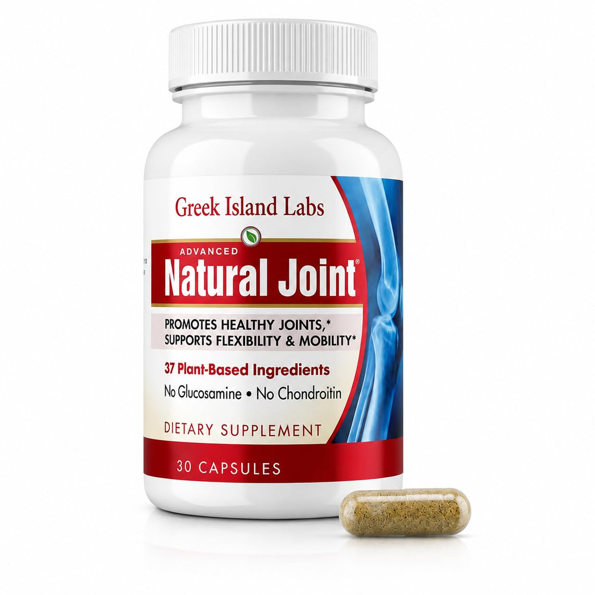 Natural Joint Advanced Organic Plant Based Joint Supplement - 30 Capsules