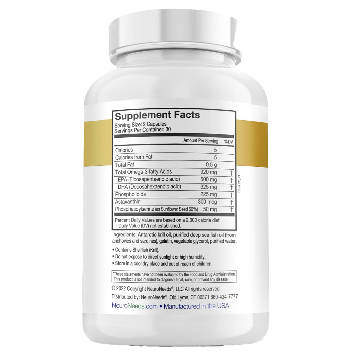 Neuro Needs Omega-3 Fish Oil 1000mg EPA & DHA - 60 Softgels - image 4