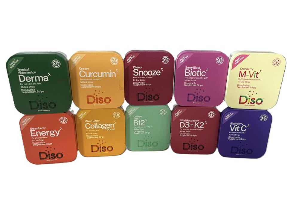 DISO Collagen Boost Oral Strips Mixed Berry - 30 Strips - image 9