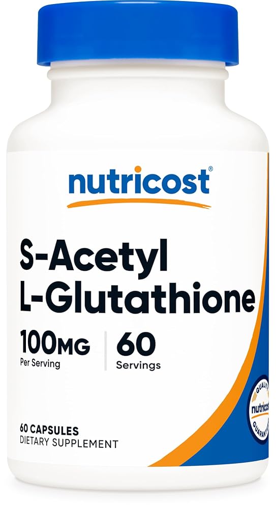 Nutricost S-Acetyl L-Glutathione 100mg - 60 Capsules