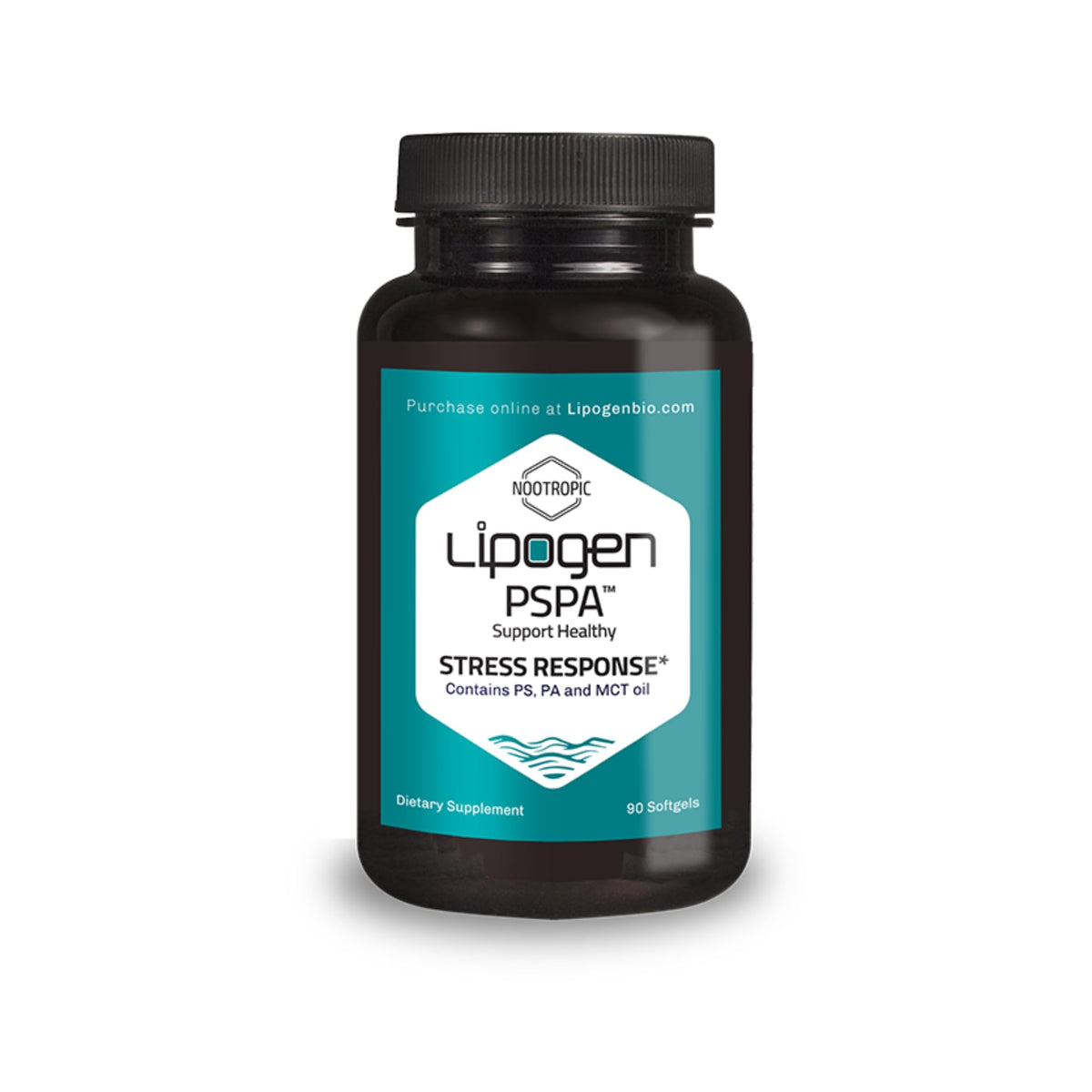 Lipogen PSPA Stress Relief Supplement Cortisol Manager - 90 Softgels