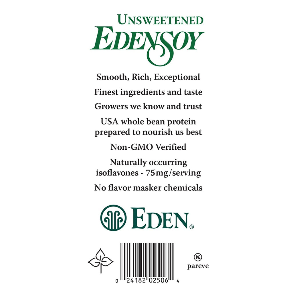 Edensoy Unsweetened Organic Soymilk Non-GMO - 32 fl oz - image 5