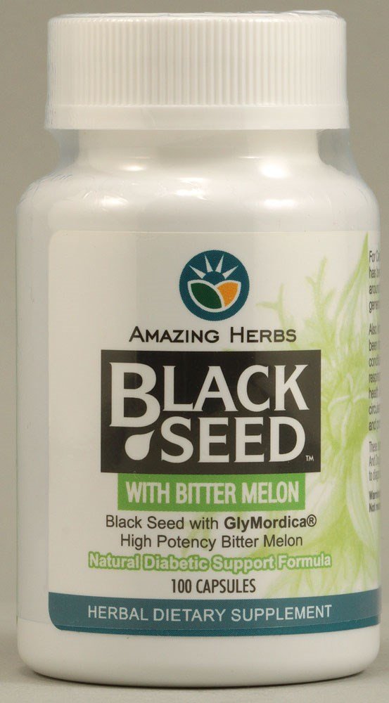 Amazing Herb Black Seed with Gymnema - 100 Capsules