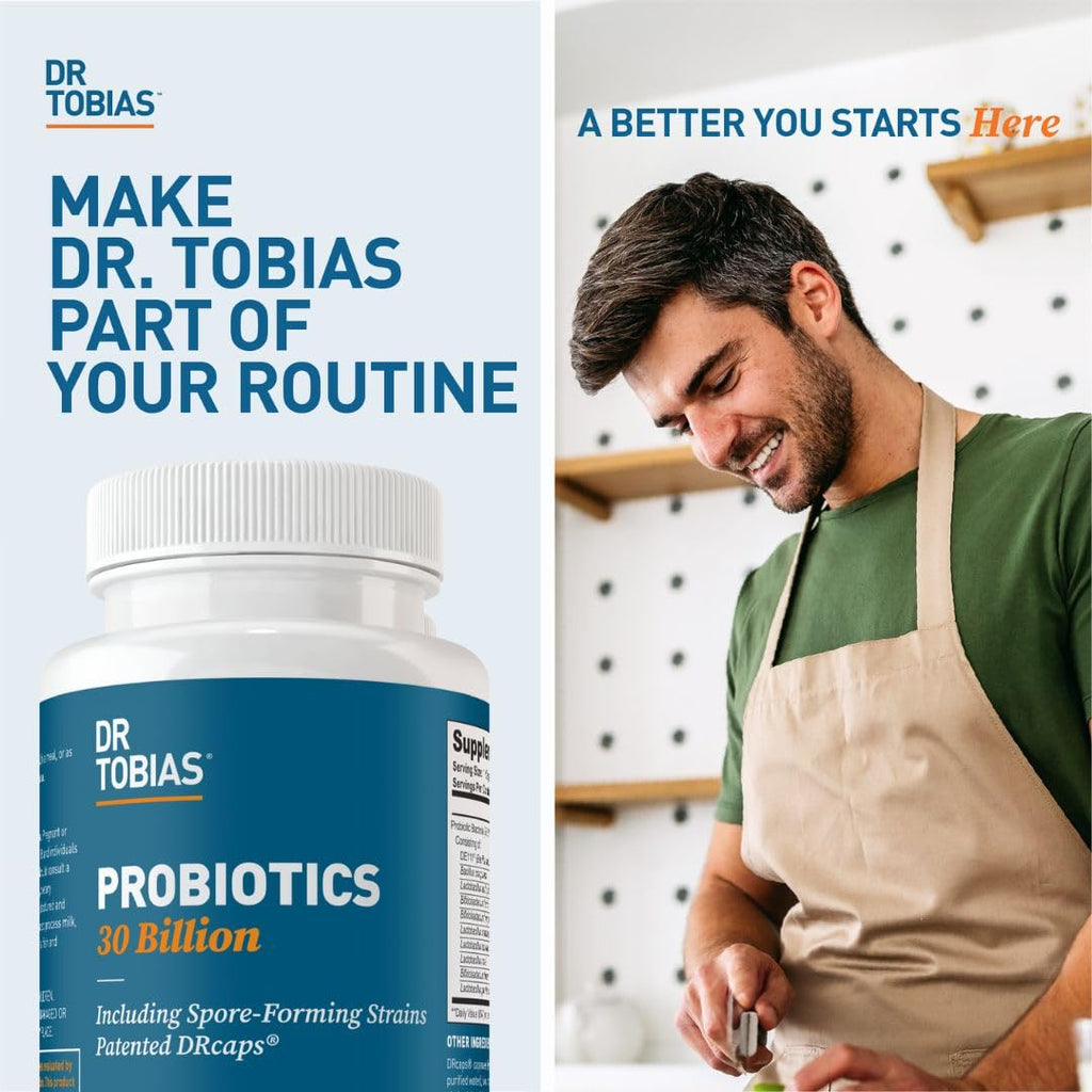 Dr. Tobias Probiotics 30 Billion CFU Gut Health Support - 30 Capsules - image 7