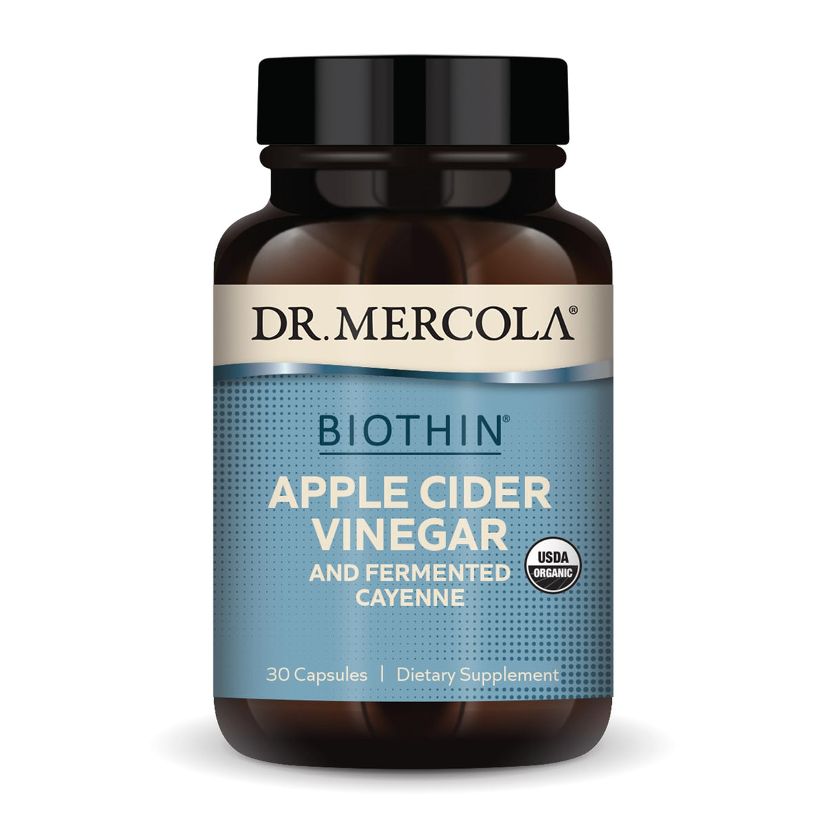Dr. Mercola Biothin Apple Cider Vinegar & Cayenne - 30 Capsules