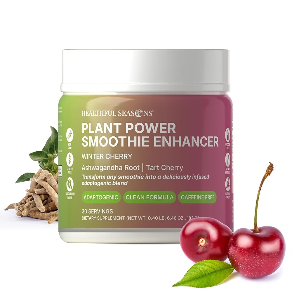 Healthful Seasons Smoothie Mix with Tart Cherry & Ashwagandha - 30 Servings