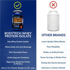 BodyTech Whey Protein Isolate Powder Rich Chocolate - 43 Servings - image 6