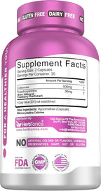 Herbtonics UTI Urinary Tract Cleanse Cranberry Pills 36mg PAC - 60 Capsules - image 4