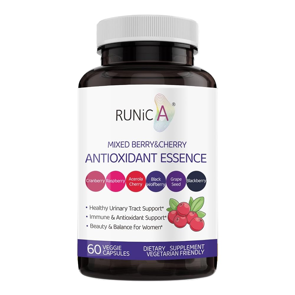 RUNICA 6X 6-in-1 Mixed Berry & Cherry Antioxidant Supplement