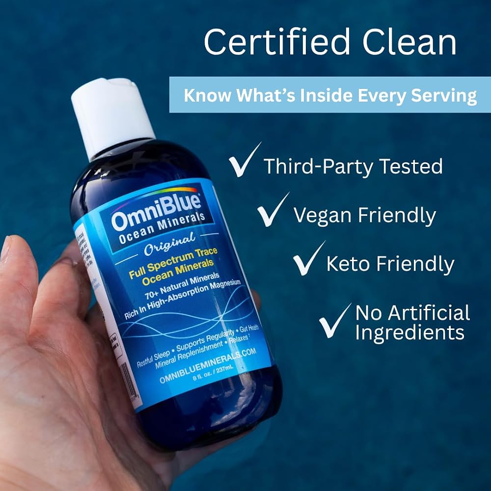 OmniBlue Liquid Ocean Minerals Magnesium & Trace Minerals - 2 Pack - image 4
