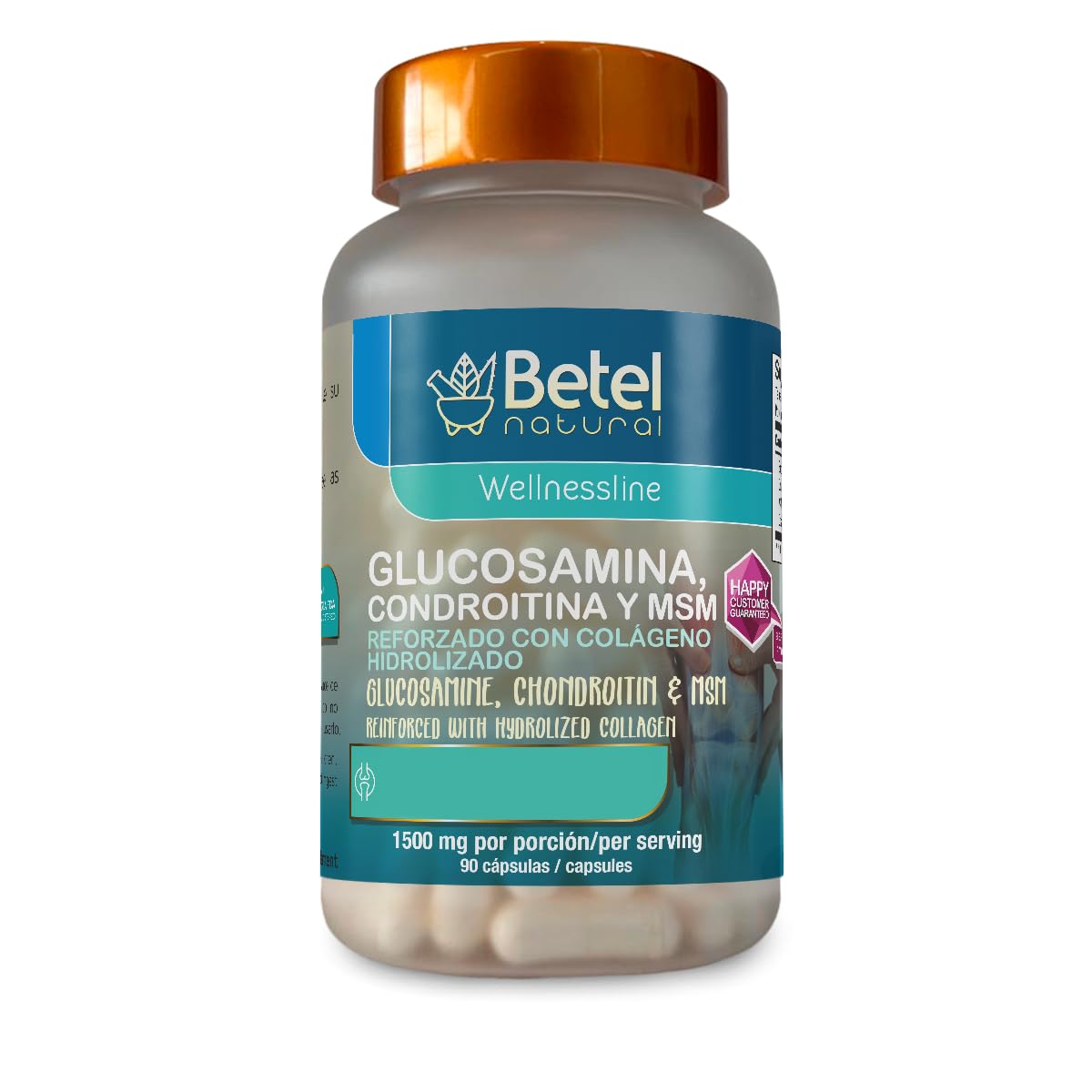 Betel Natural Glucosamine Collagen MSM Joint Support - 90 Capsules