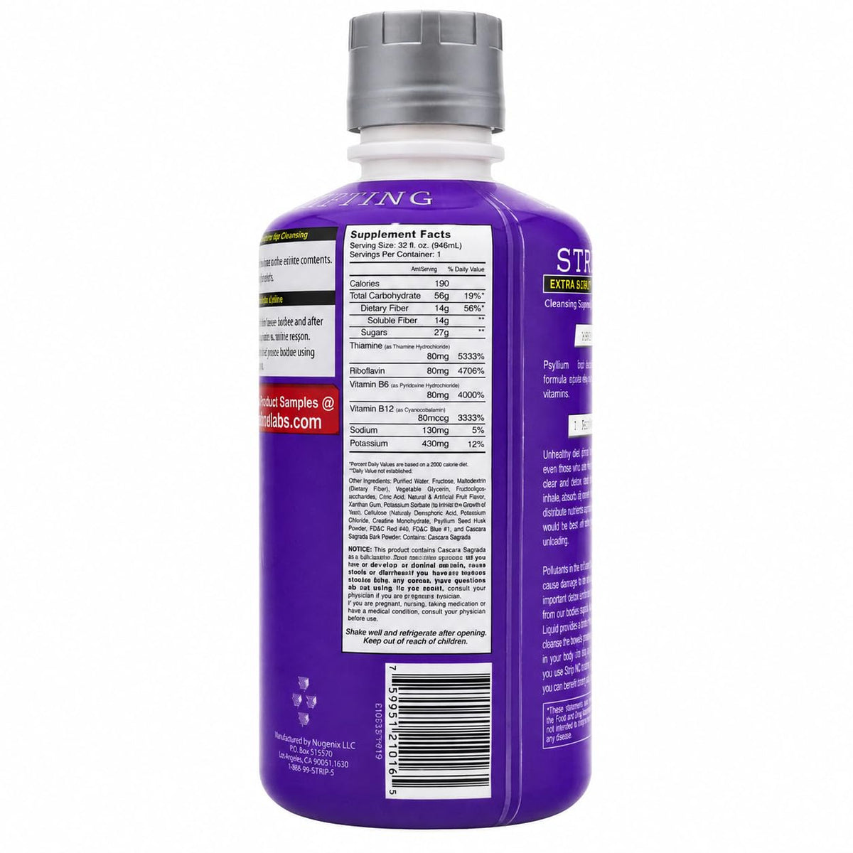 Wellgenix Strip NC Natural Cleanser Extra Strength Grape - 32 Fl Oz - image 8