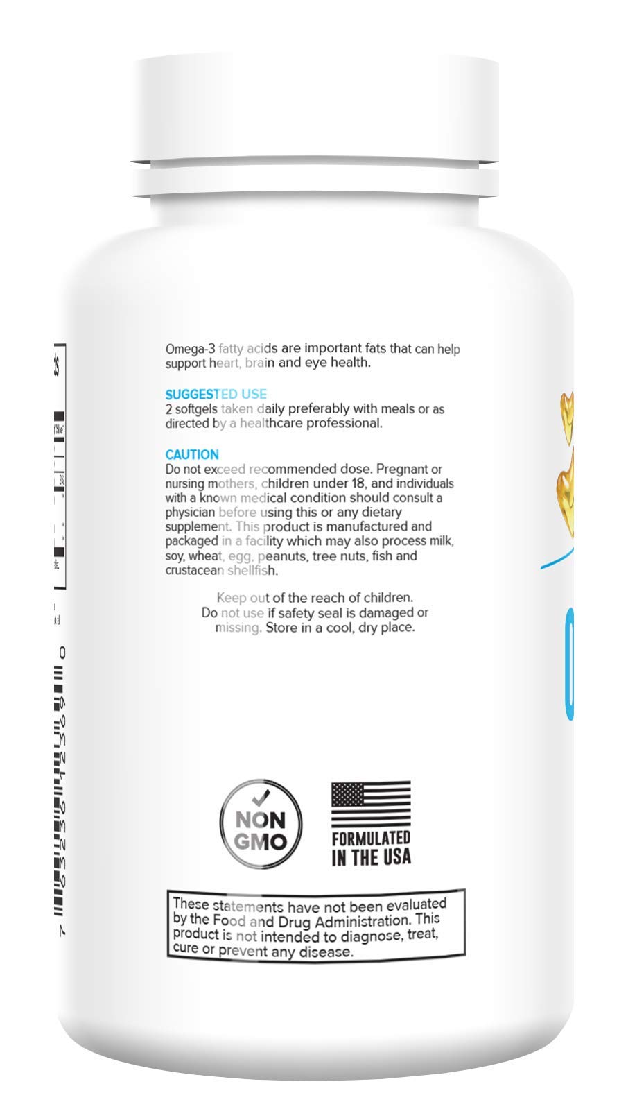 Portions Master Omega-3 Fish Oil High Potency EPA & DHA - 120 Softgels - image 3