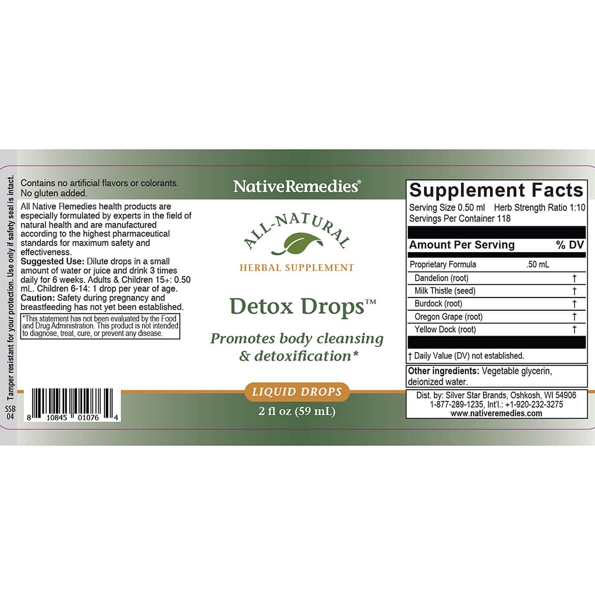 Native Remedies Detox Drops 2 Pack - image 3