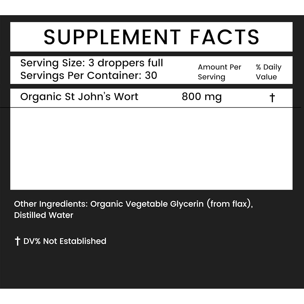 Khroma Herbal Products Organic St John's Wort 800 mg - 30 Servings - image 3