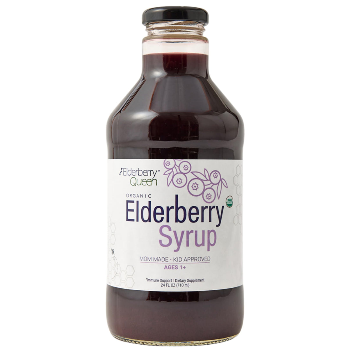 Elderberry Queen Organic Elderberry Liquid Supplement