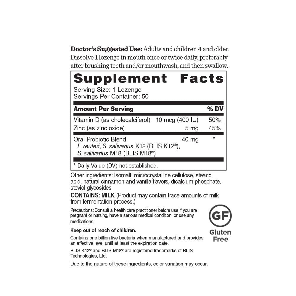 Healthy Directions Probiotic Advantage Oral Sinus Probiotics - 50 Lozenges - image 2