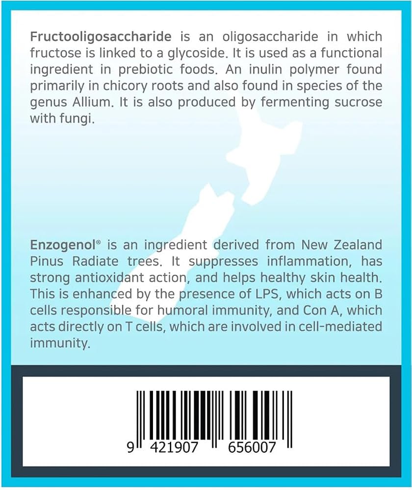 Natural NZ Fructo X Probiotics 40 Billion - 60 Vegetarian Capsules - image 4