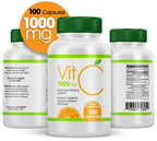 Natural Med Lab Super Vitamin C High Potency 1000 mg - 100 Capsules - image 4