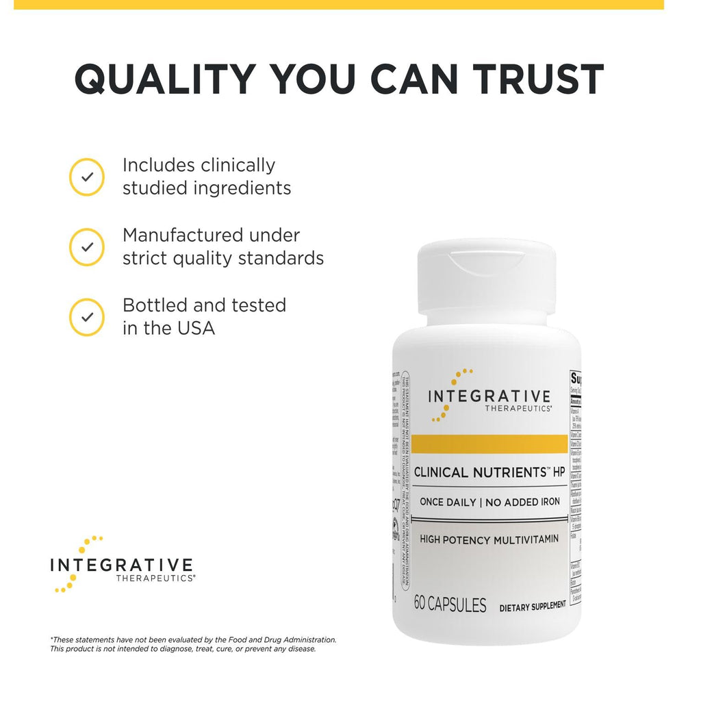Integrative Therapeutics Clinical Nutrients HP Multivitamin - 60 Capsules - image 6