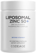 Codeage Liposomal Zinc 50mg Zinc Gluconate - 100 Capsules