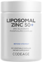 Codeage Liposomal Zinc 50mg Zinc Gluconate - 100 Capsules