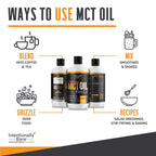 Intentionally Bare Organic Pure 99.2% C8 MCT Oil - Keto
