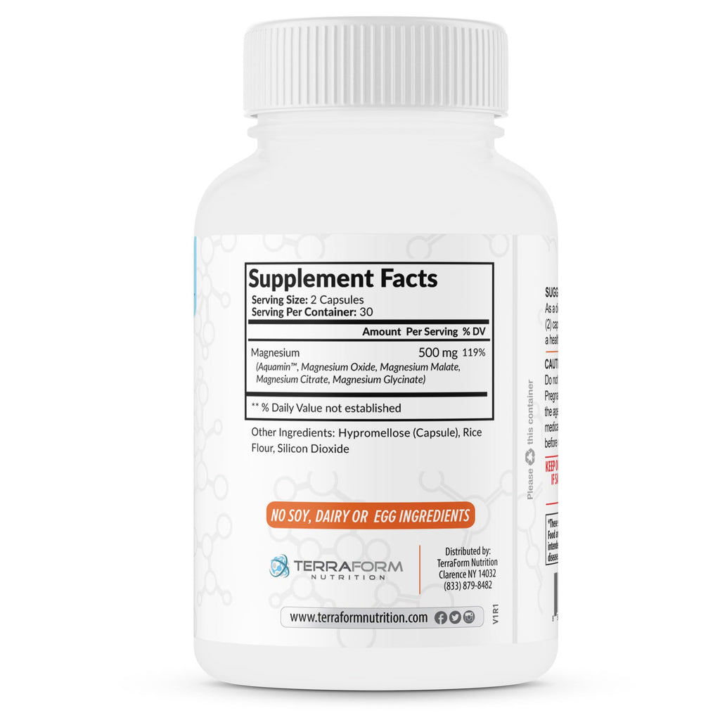 TerraForm Nutrition Complete Magnesium Complex - 60 Capsules - image 7