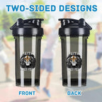 generic Shaker Cup,Fashion Theme Pattern Shaker Bottle Leak-proof