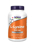 NOW Foods L-Lysine 500 mg - 500 Capsules