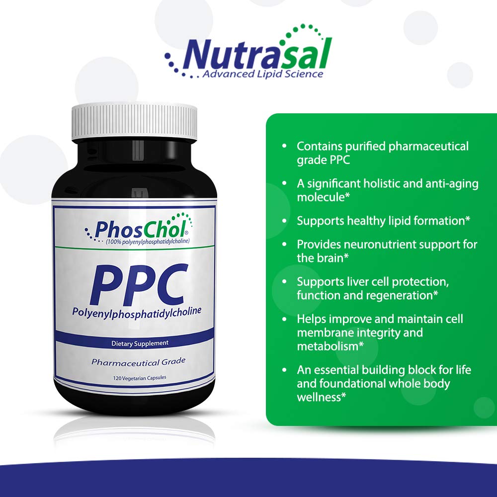 Nutrasal PhosChol 600mg - 120 Gel Capsules - image 3