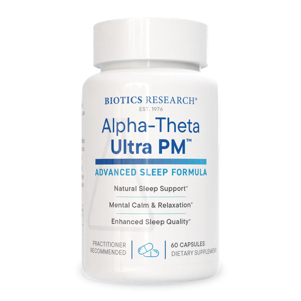 BIOTICS RESEARCH Alpha Theta Ultra PM Sleep Support - 60 Capsules