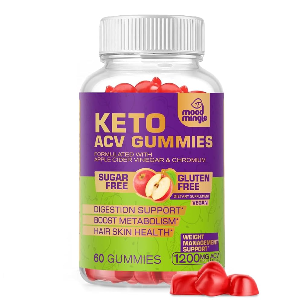 Mood Mingle Keto Acv Gummies Supplement for Women Men - Apple Cider