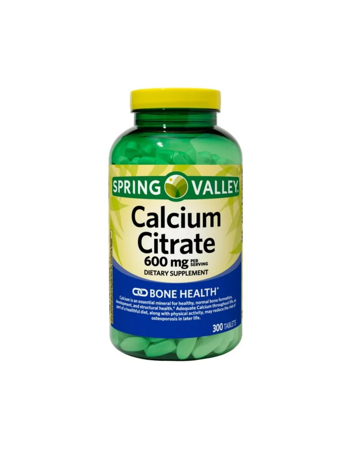 Spring Valley Calcium Citrate 600 mg Bone & Joint Health - 300 Tablets - image 3