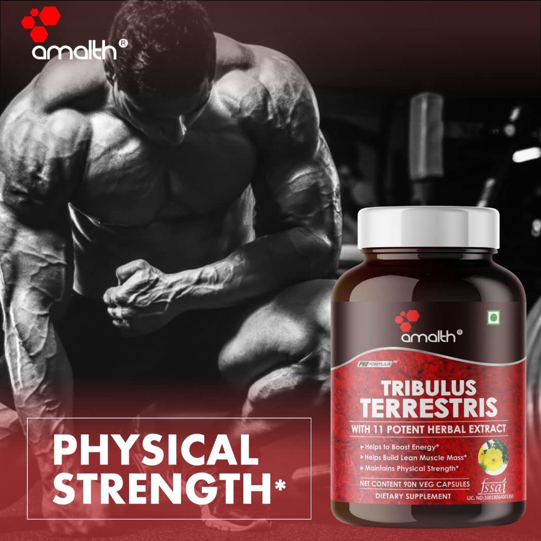 AMALTH Tribulus Terrestris 20:1 Extract Herbal Blend - 90 Capsules - image 7