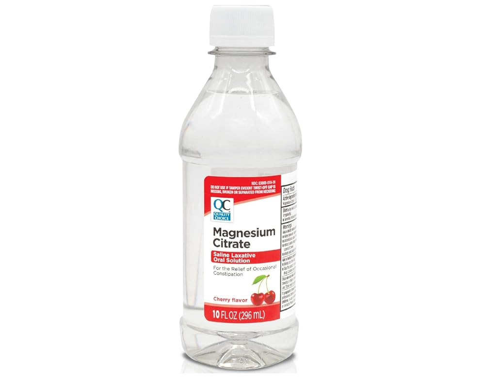 Quality Choice Magnesium Citrate Oral Solution Cherry - 10 Fl Oz