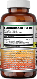 Amazing Nutrition Bromelain 500 mg Tablets - 360 Count - image 6