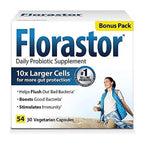 Florastor Daily Probiotic Supplement Saccharomyces Boulardii - 54 Capsules