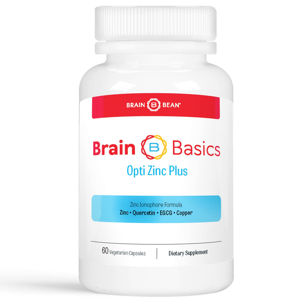 Brain Bean Opti Zinc Plus Immune Support - 60 Capsules