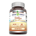 Amazing Nutrition CoQ10 with Bioperine 400 mg - 60 Softgels