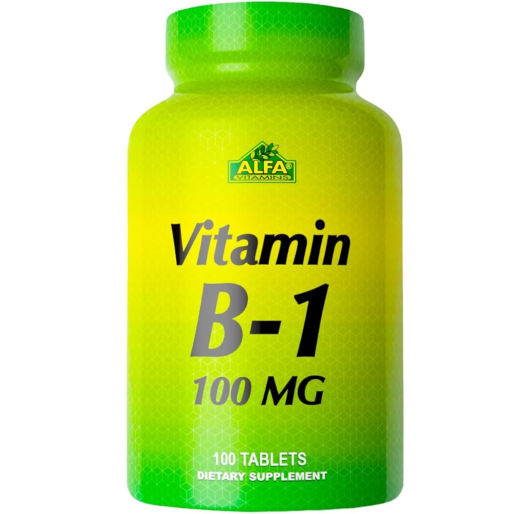 ALFA VITAMINS Vitamin B-1 100 mg - 100 Tablets