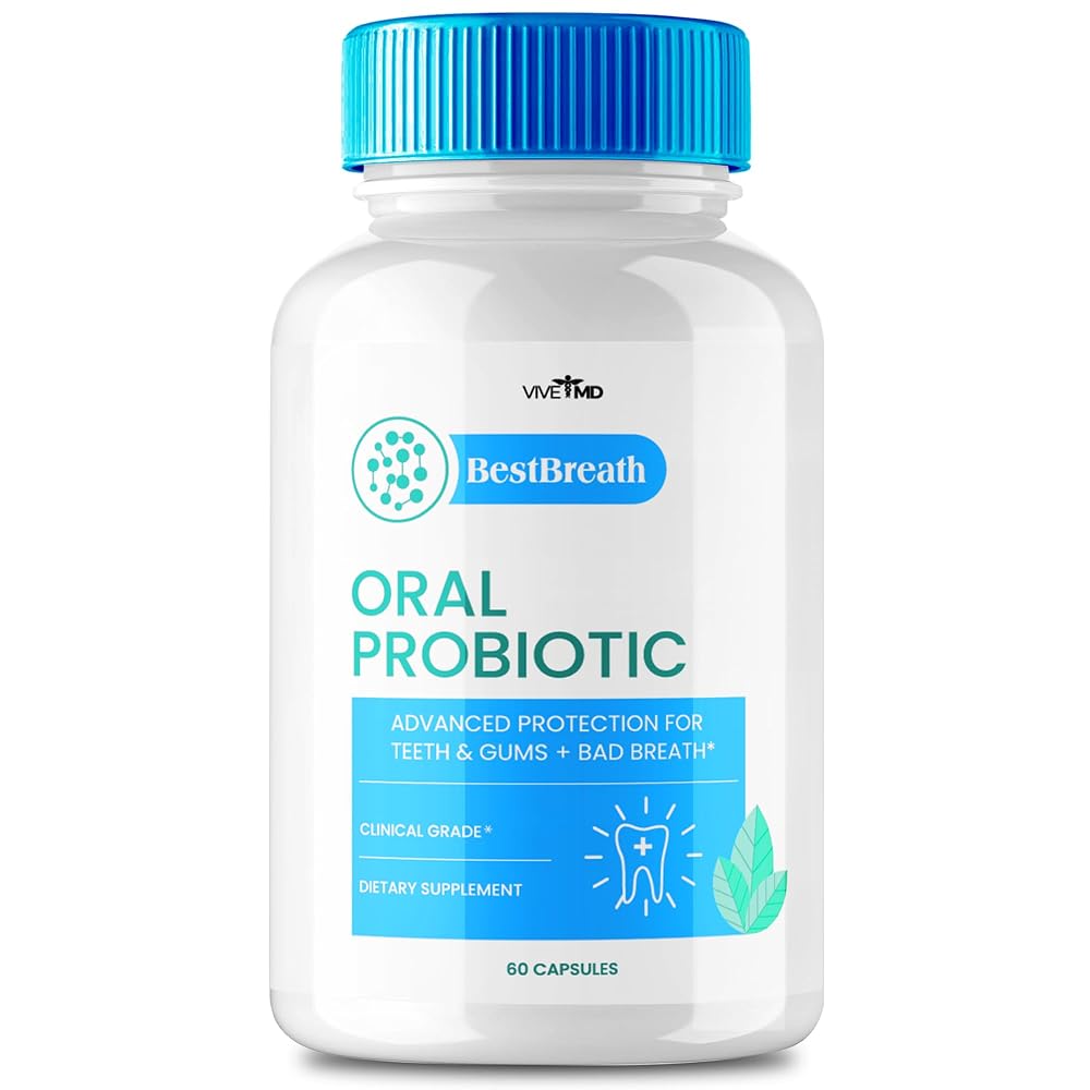 VIVE MD Best Breath Oral Probiotic - 60 Capsules